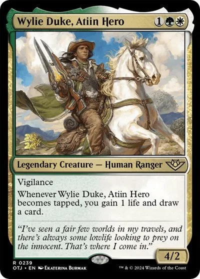 Wylie Duke, Atiin Hero - Foil Wylie Duke Atiin Hero
