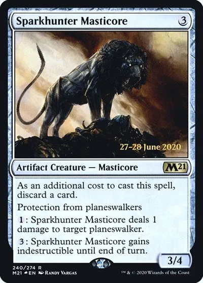 Sparkhunter Masticore - Foil Sparkhunter Masticore