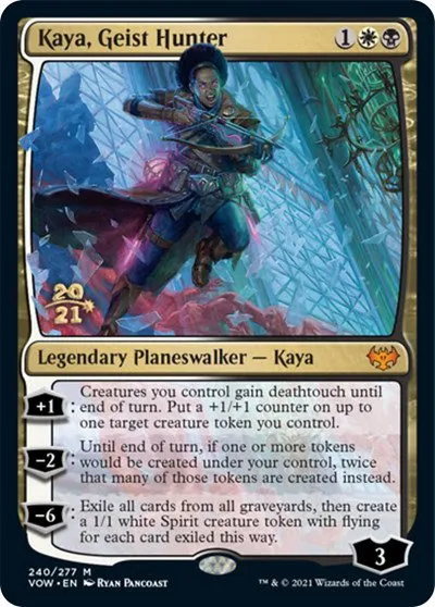 Kaya, Geist Hunter - Foil Kaya Geist Hunter