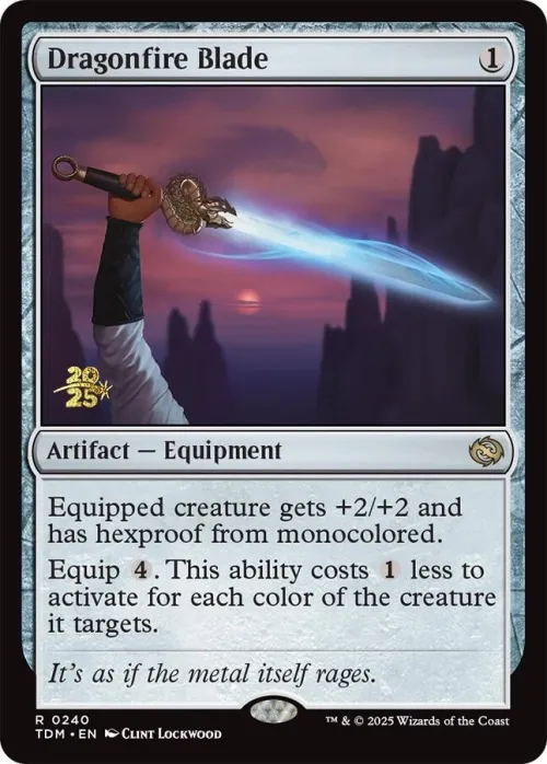 Dragonfire Blade - Foil Dragonfire Blade