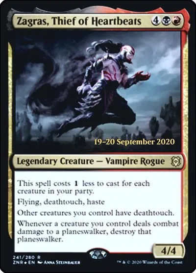 Zagras, Thief of Heartbeats - Foil Zagras Thief Of Heartbeat