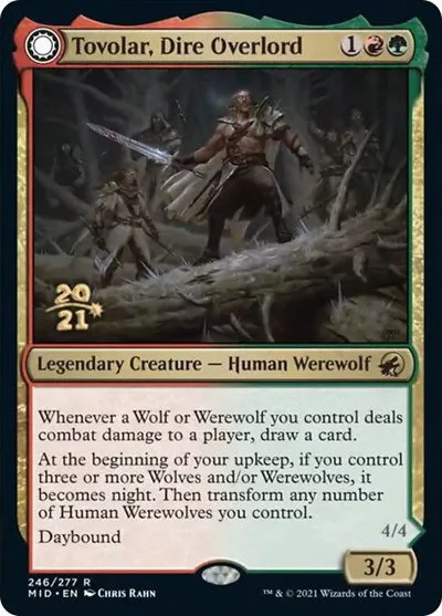 Tovolar, Dire Overlord - Foil Tovolar Dire Overlord