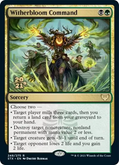 Witherbloom Command - Foil Witherbloom Command