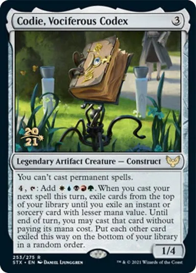 Codie, Vociferous Codex - Foil Codie Vociferous Codex