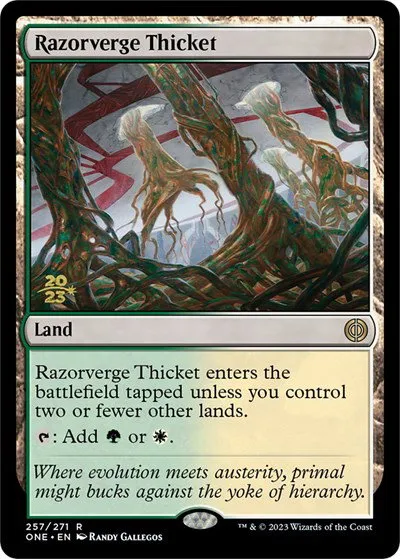 Razorverge Thicket - Foil Razorverge Thicket