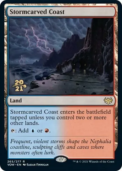 Stormcarved Coast - Foil Stormcarved Coast