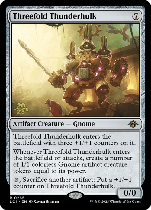 Threefold Thunderhulk - Foil Threefold Thunderhulk