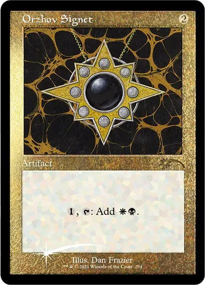 Orzhov Signet - Foil Etched
