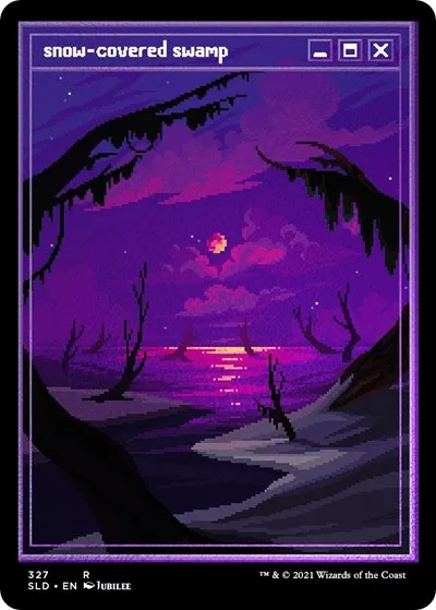 Snow-Covered Swamp - Foil Etched