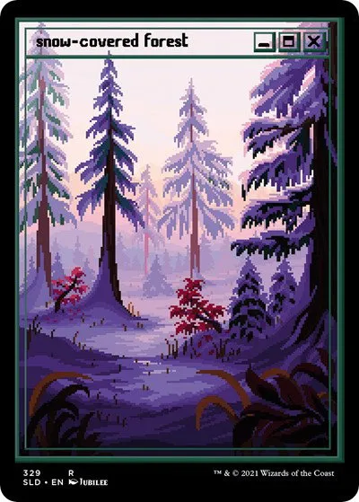 Snow-Covered Forest - Foil