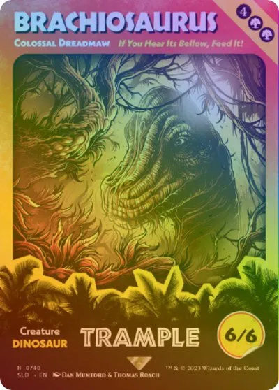 Brachiosaurus - Colossal Dreadmaw - Rainbow Foil