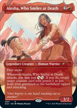 Alesha, Who Smiles at Death - Foil