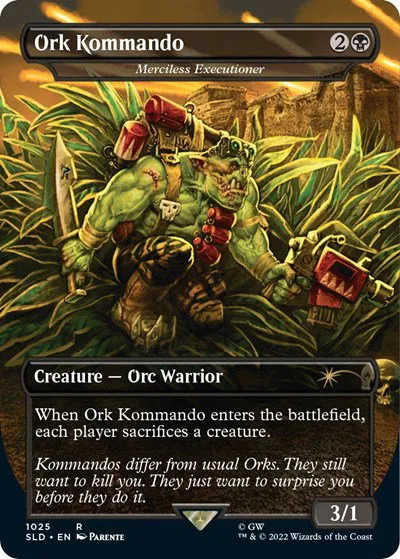 Ork Kommando - Merciless Executioner - Foil