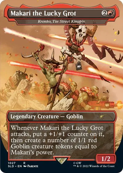 Makari the Lucky Grot - Krenko, Tin Street Kingpin - Foil