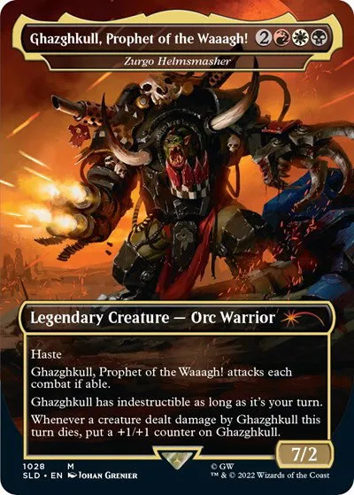 Ghazghkull, Prophet of the Waaagh! - Zurgo Helmsmasher