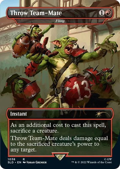 Throw Team-Mate - Fling - Foil