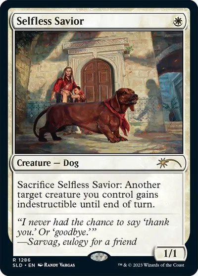 Selfless Savior - Foil