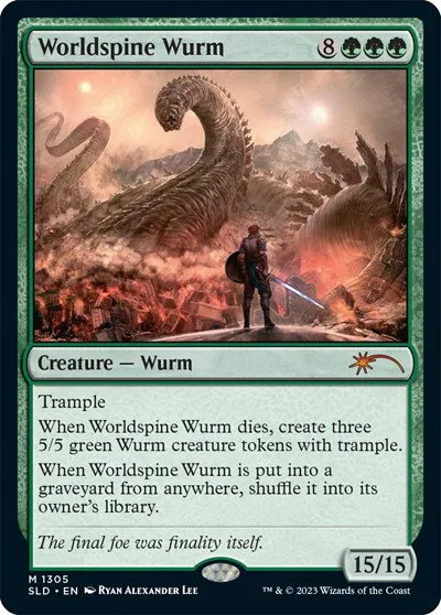 Worldspine Wurm - Foil