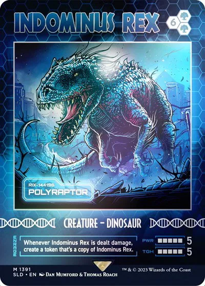 Indominus Rex - Polyraptor - Rainbow Foil