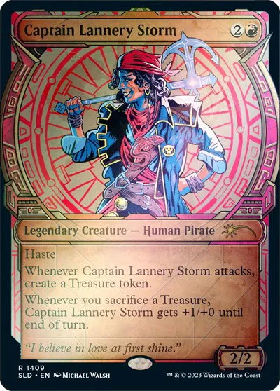 Captain Lannery Storm - Rainbow Foil