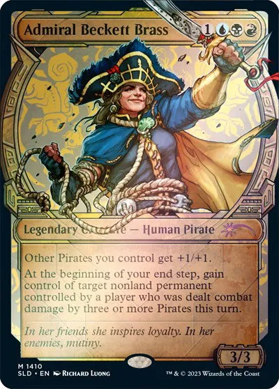 Admiral Beckett Brass - Rainbow Foil
