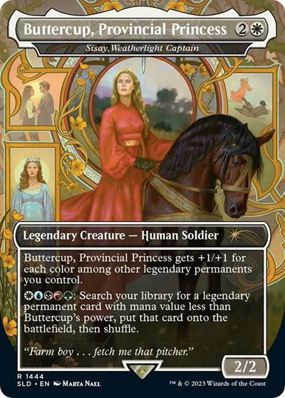 Buttercup, Provincial Princess - Sisay, Weatherlight Captain - Foil