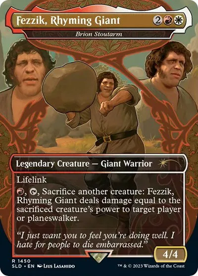Fezzik, Rhyming Giant - Brion Stoutarm - Foil