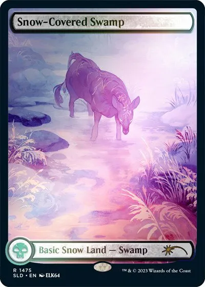 Snow-Covered Swamp - Rainbow Foil
