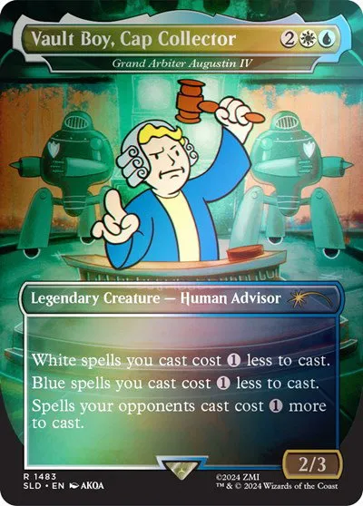 Vault Boy, Cap Collector - Grand Arbiter Augustin IV - Rainbow Foil