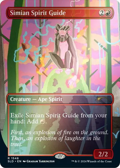 Simian Spirit Guide - Rainbow Foil