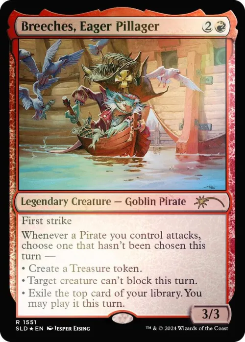 Breeches, Eager Pillager - Rainbow Foil