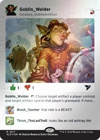 Goblin Welder - Rainbow Foil