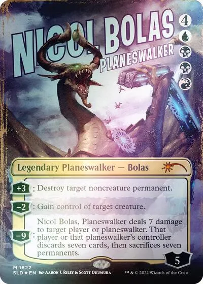 Nicol Bolas, Planeswalker - Rainbow Foil