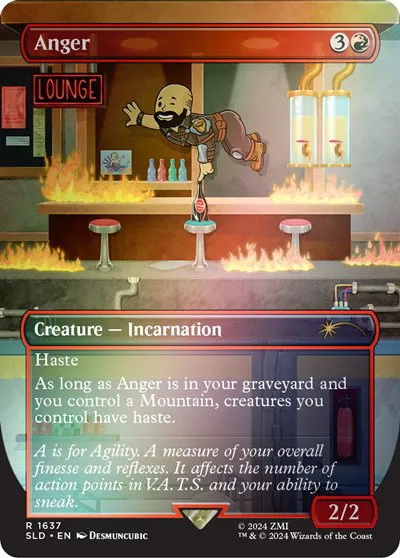 Anger - Rainbow Foil