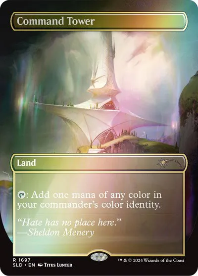 Command Tower - Rainbow Foil