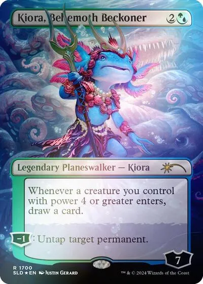 Kiora, Behemoth Beckoner - Rainbow Foil