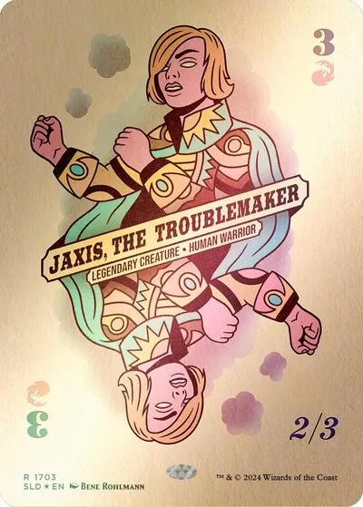 Jaxis, the Troublemaker - Rainbow Foil