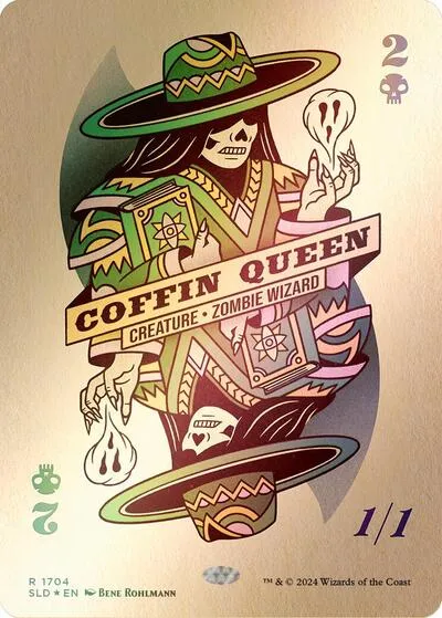Coffin Queen - Rainbow Foil