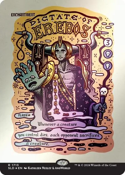 Dictate of Erebos - Rainbow Foil