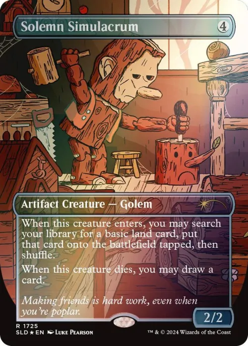 Solemn Simulacrum - Rainbow Foil