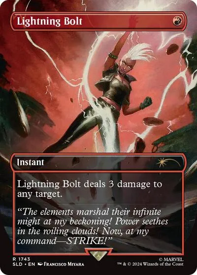 Lightning Bolt - Rainbow Foil