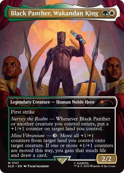 Black Panther, Wakandan King - Rainbow Foil