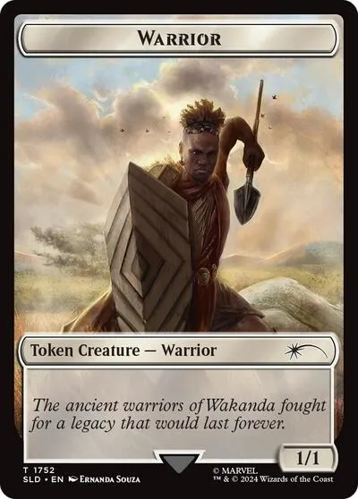 Warrior Token - Rainbow Foil