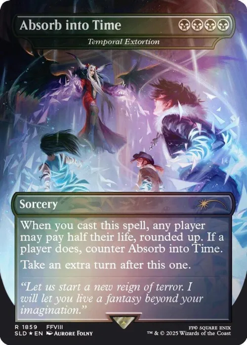Absorb into Time - Temporal Extortion - Rainbow Foil