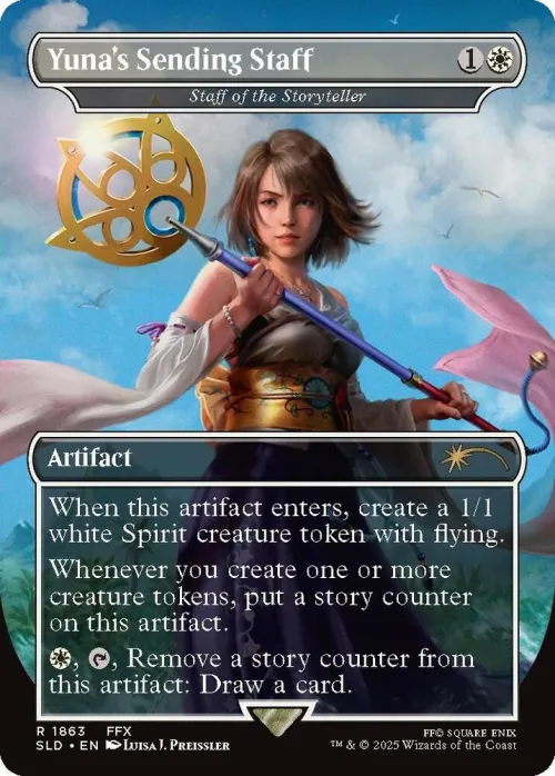 Yuna's Sending Staff - Staff of the Storyteller