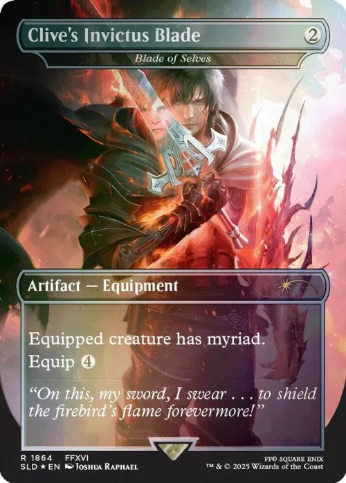 Clive's Invictus Blade - Blade of Selves - Rainbow Foil