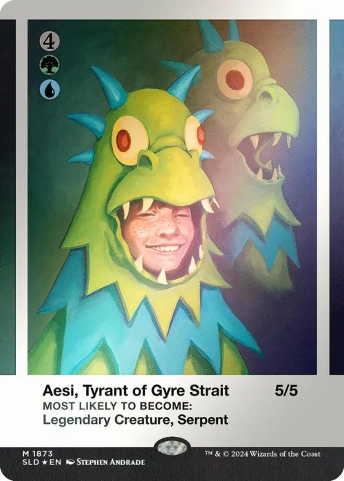Aesi, Tyrant of Gyre Strait - Rainbow Foil