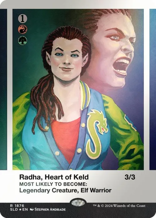 Radha, Heart of Keld - Rainbow Foil