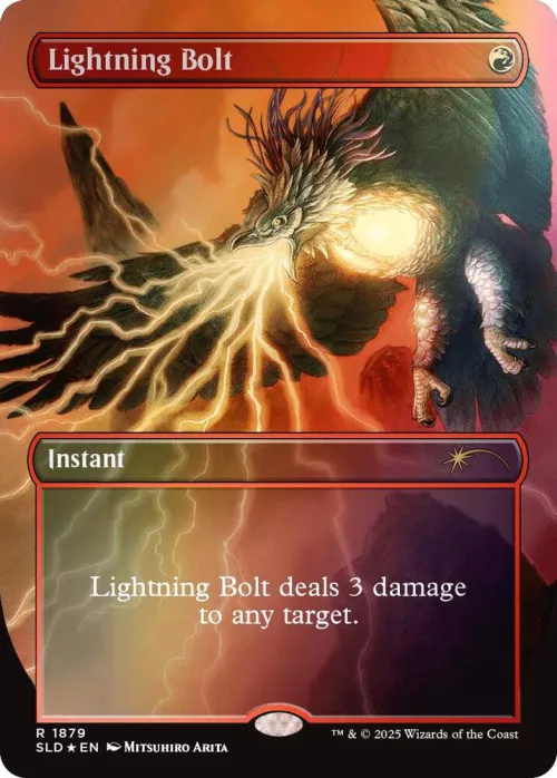 Lightning Bolt - Rainbow Foil