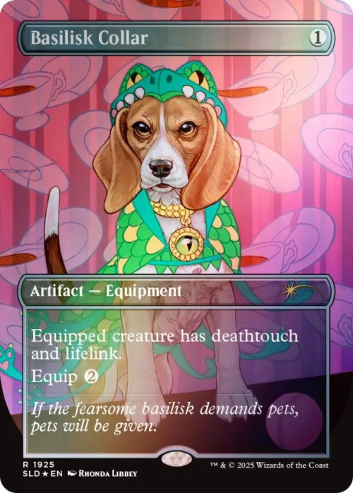 Basilisk Collar - Rainbow Foil